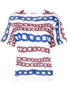 Marni Chainlink Print T-shirt - White