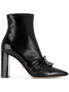 Oscar Tiye Eva Booties - Black