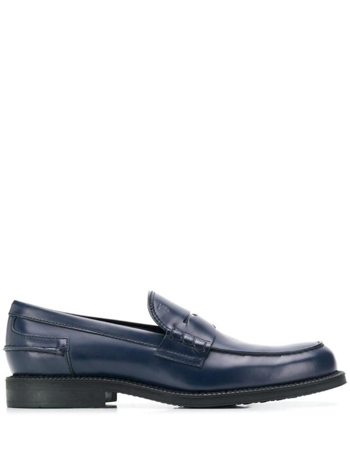 Tod's Branded Loafers - Blue
