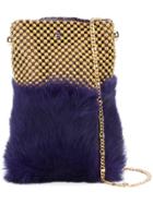 Laura B Soft Mobile Bag - Pink & Purple