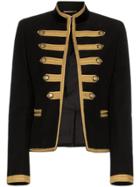 Saint Laurent Military Cotton-blend Jacket - Black
