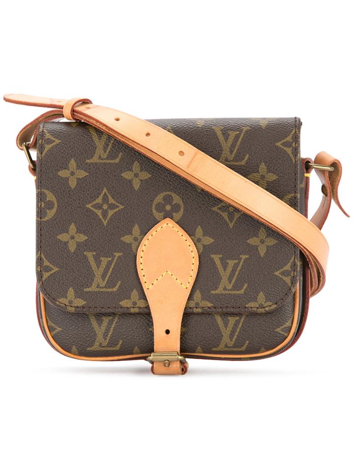 Louis Vuitton Vintage Cartouchiere Pm Monogram Bag - Brown