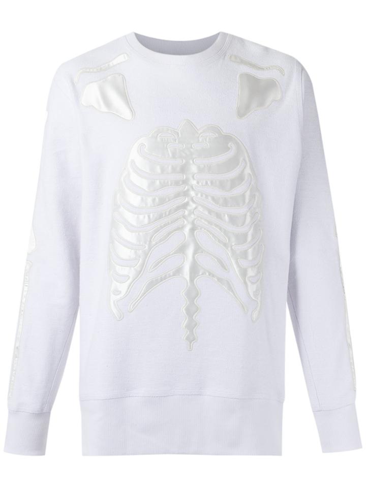 À La Garçonne Thorax Sweatshirt - White