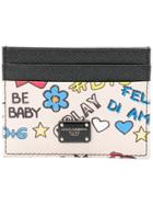 Dolce & Gabbana Mural Print Card Holder - Nude & Neutrals