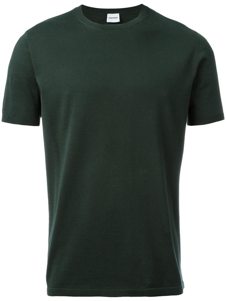 Aspesi Crew Neck T-shirt - Green