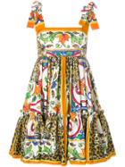Dolce & Gabbana Majolica Print Mini Dress - Multicolour