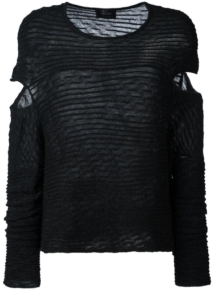 Lost & Found Ria Dunn Ottoman Jumper - Black