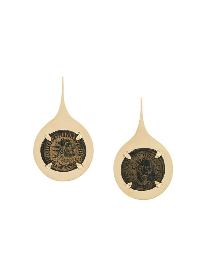 Dubini 18kt Yellow Gold Empires Drop Earrings