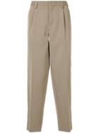 Kolor Tailored Fitted Trousers - Brown