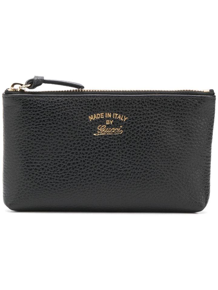 Gucci Printed Logo Purse - Black