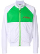 Gcds Two-tone Zipped Jacket - White