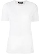 Dsquared2 Classic T-shirt, Women's, Size: Xl, White, Cotton/polyamide