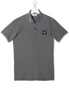 Stone Island Junior Teen Polo Shirt - Grey