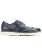 Hogan Ridged Sole Oxford Shoes - Blue