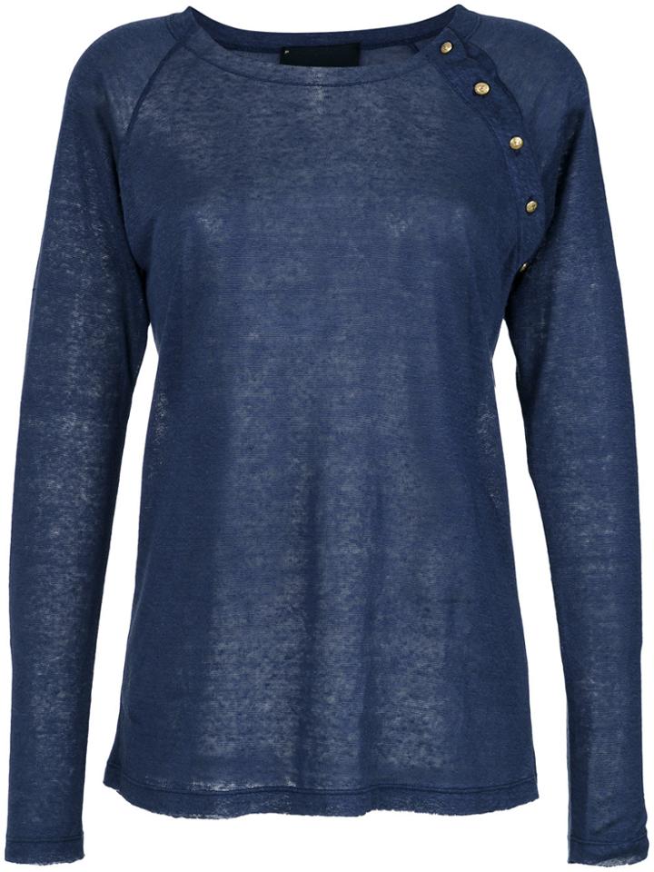 Andrea Bogosian Studded Longsleeved Blouse - Unavailable