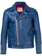Addict Clothes Japan Vintage Style Biker Jacket - Blue