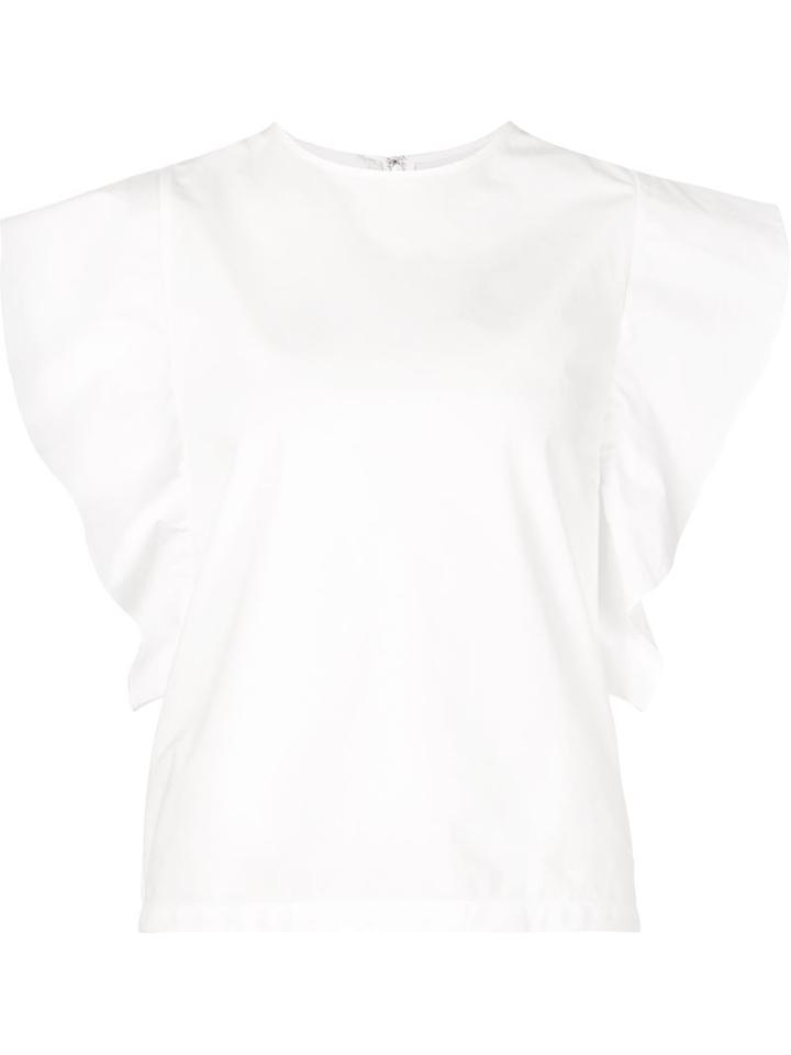 Co Flutter Sleeve Blouse