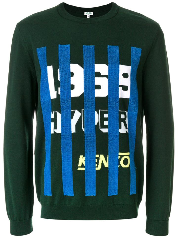 Kenzo Hyper Print Sweatshirt - Green