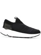Bruno Bordese Slip On Sneakers, Men's, Size: 40, Black, Leather/neoprene/rubber