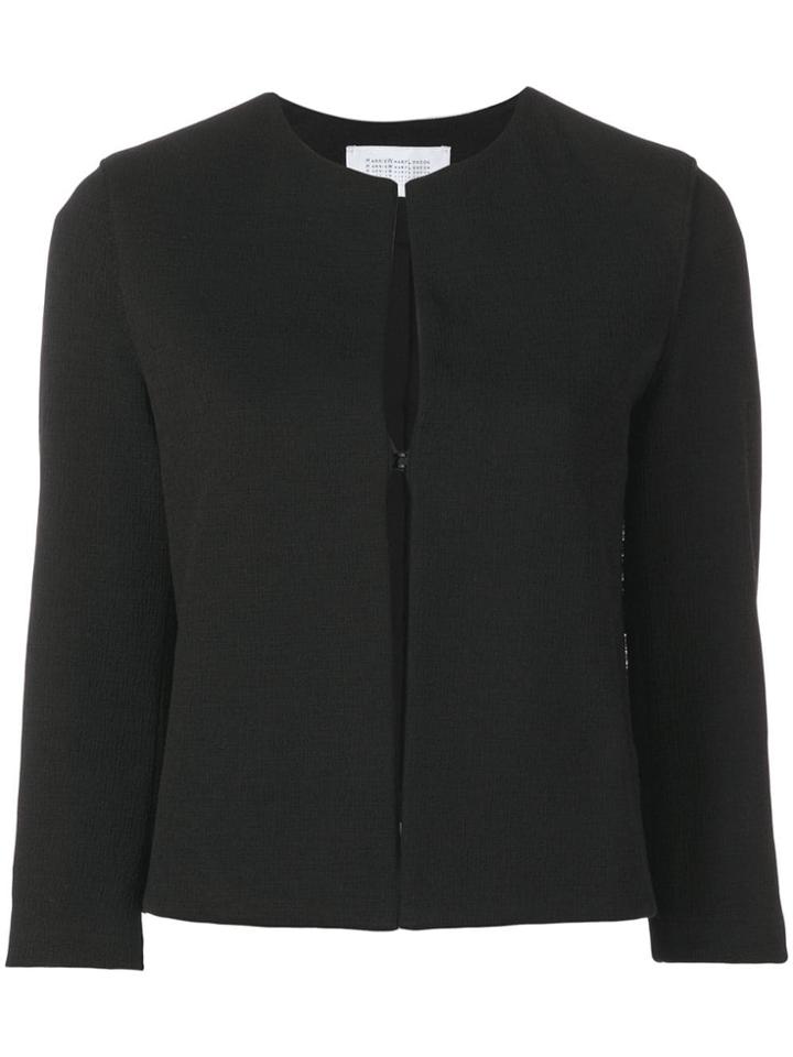 Harris Wharf London Plain Fitted Jacket - Black