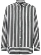Ami Alexandre Mattiussi Striped Summer Fit Shirt - Black