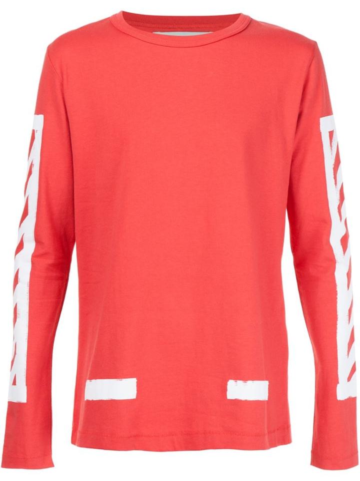 Off-white Striped Logo T-shirt