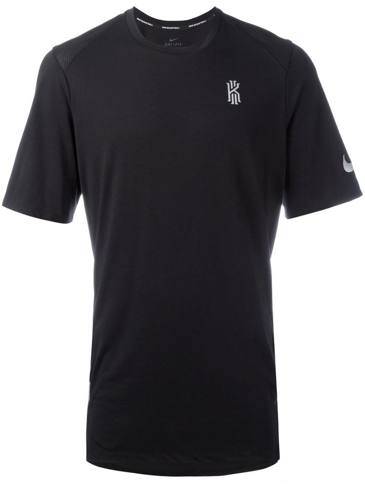 Nike Logo T-shirt, Men's, Size: Xl, Black, Cotton/polyester/viscose