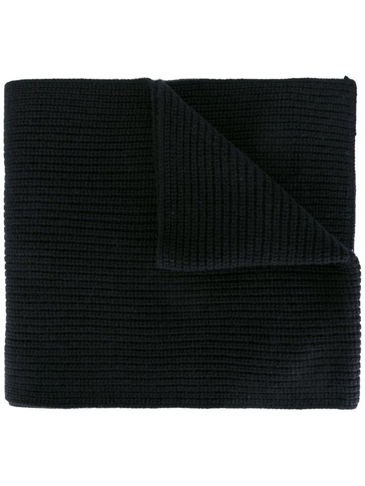 Rag & Bone Knit Scarf, Men's, Black, Cashmere