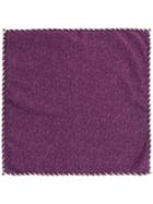 Brunello Cucinelli Stitch-detail Pocket Square - Purple