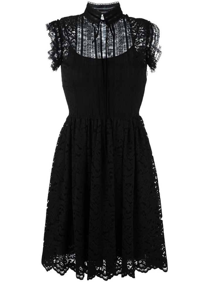 Blugirl Fit And Flare Lace Dress