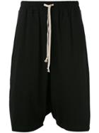 Rick Owens Drkshdw Knee Length Shorts - Black