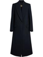 Burberry Cashmere Tailored Coat - Blue