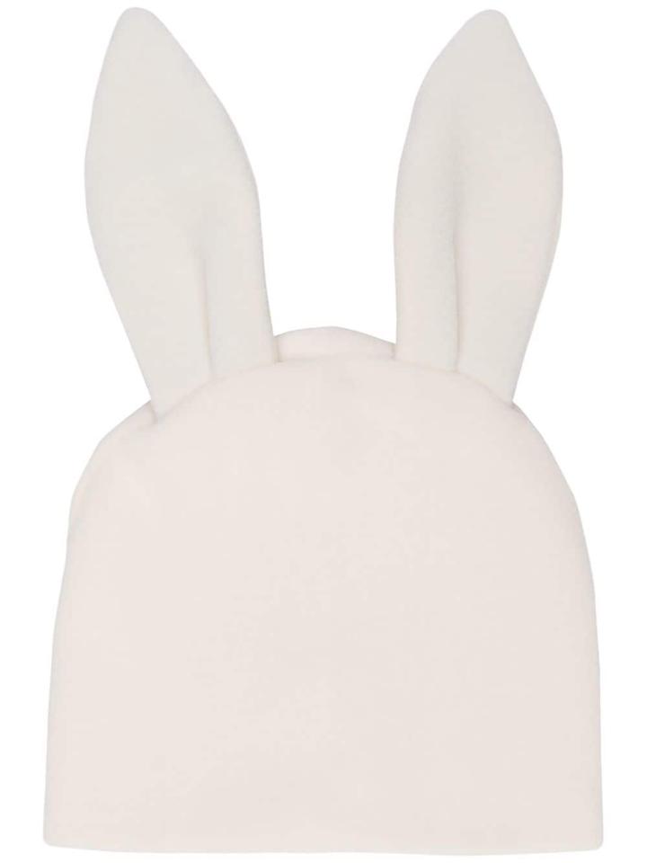 Comme Des Garçons Shirt Boys Bunny Ears Beanie - White