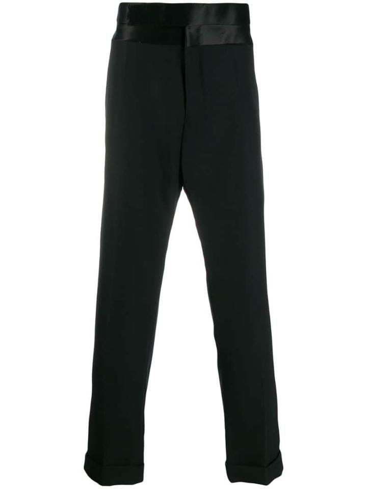 Haider Ackermann Satin Waistband Trousers - Black
