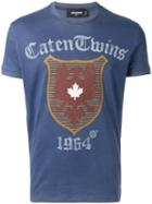 Dsquared2 Caten Twins T-shirt, Men's, Size: Medium, Blue, Cotton