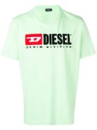 Diesel T-shirt With Diesel 90's Logo - Green