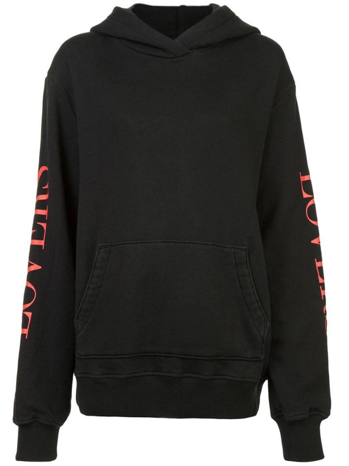 Amiri Heart Print Hoodie - Black