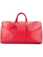 Louis Vuitton Vintage Keepall 50 Travel Bag - Red