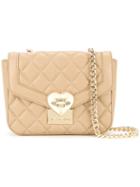 Love Moschino Quilted Crossbody Bag, Women's, Brown, Polyurethane