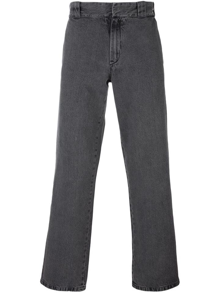 Gosha Rubchinskiy Loose-fit Jeans, Men's, Size: Large, Grey, Cotton