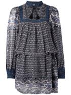 Ulla Johnson Paisley Print Tassel Tie Dress, Women's, Size: 4, Silk/polyester