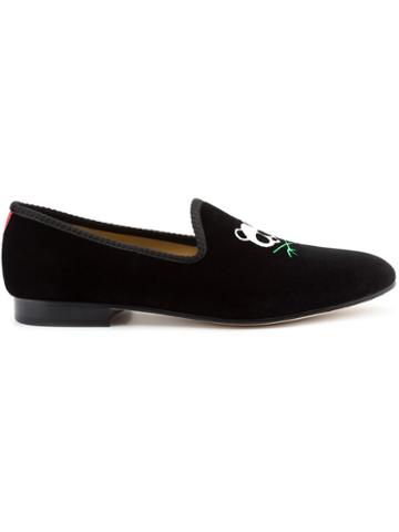 Del Toro Shoes Del Toro X Rob Pruitt Embroidered Panda Slippers