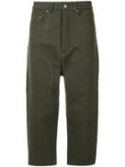 Rick Owens Collapse Cropped Jeans - Grey