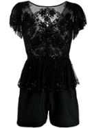 Aniye By Lace Playsuit - Black