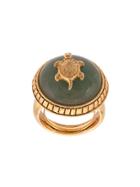 Oscar De La Renta Stone Embellished Ring - Green