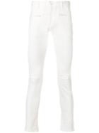 Undercover Ripped Detail Jeans - White