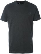 Y-3 Logo Print T-shirt, Men's, Size: Large, Grey, Cotton