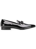Roberto Cavalli Ribbon Detail Slippers - Black