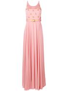 Emilio Pucci Embellished Belted Gown - Pink & Purple