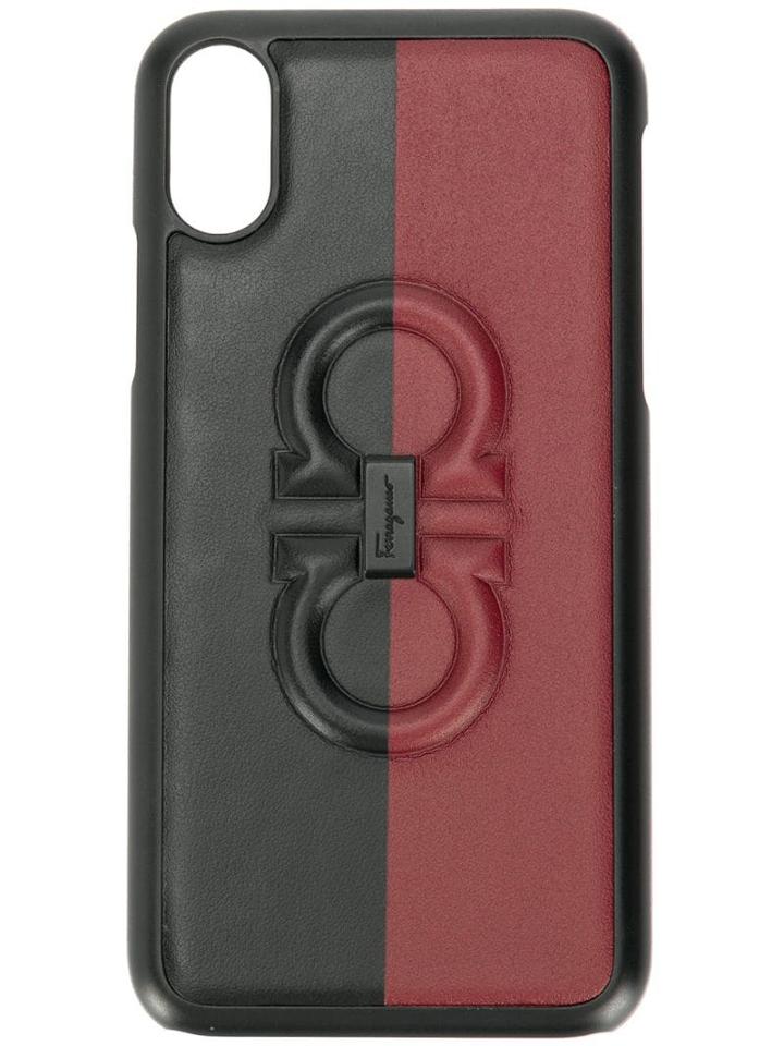 Salvatore Ferragamo Gancini Iphone X Case - Black